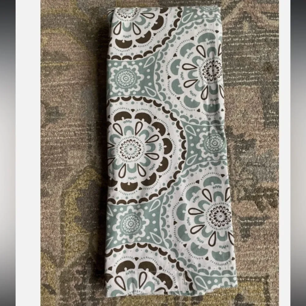 Threshold Large Medallion Design Bathroom Shower Curtain